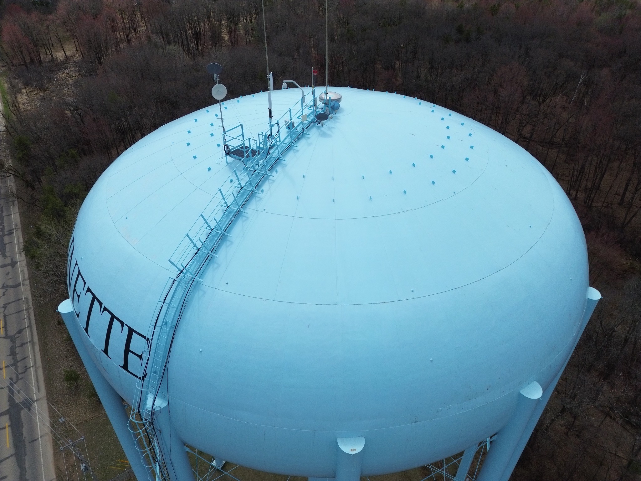 Water tower inspection